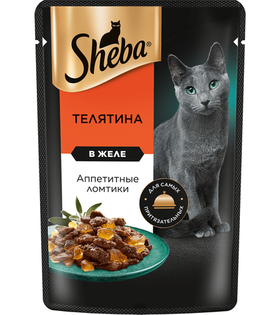 Шеба Ломтики в желе Телятина 75гр.