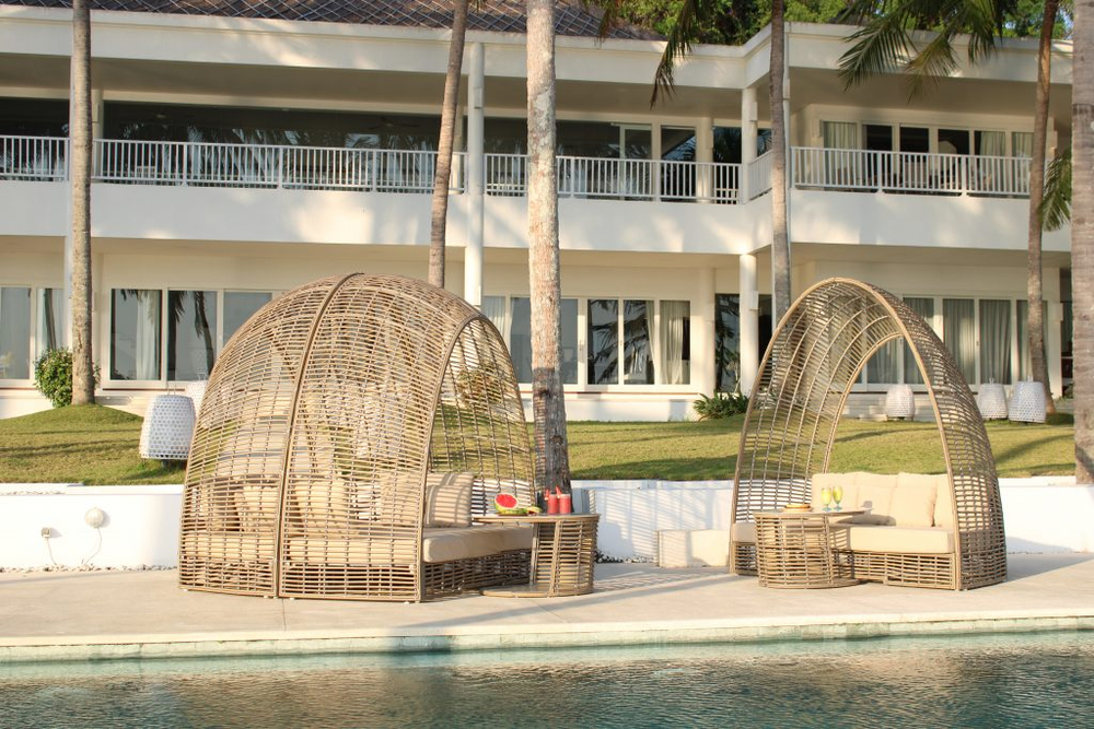 Лаунж-лежак плетеный Tagliamento Grazia