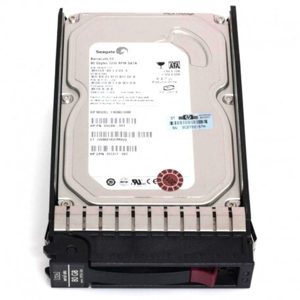 Жесткий диск HP 80GB 7.2K RPM HOT PLUG SATA 391333-002