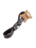 Кожаные ременные наручники (Цвет: черный)