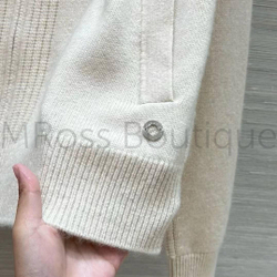Женский костюм Loro Piana кашемировый в молочном цвете