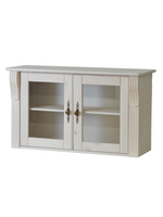 Шкаф навесной Сюзанна, деревянный, белый