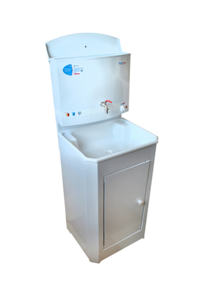 Умывальник дачный "Чистюля" с ЭВН, пластик