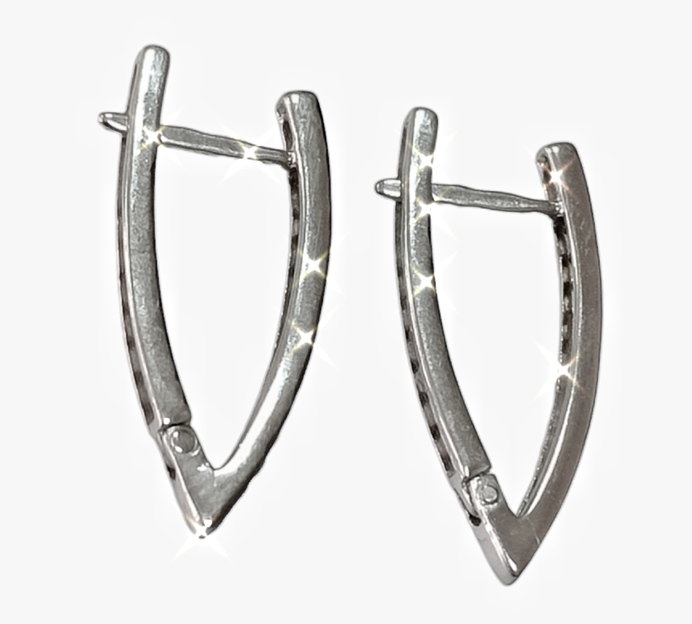 Ювелирные серьги из серебра от бренда"Эстерелла"