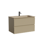 Тумба подвесная SANCOS Folk 790х445х500, c двумя ящиками оснащенными доводчиками, Капучино, арт.FL80CP