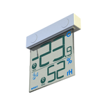 Цифровой оконный термогигрометр RST на липучке, белый