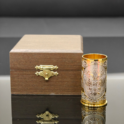 Подарочная "Стопка-гильза "Герб РФ" (Златоуст)