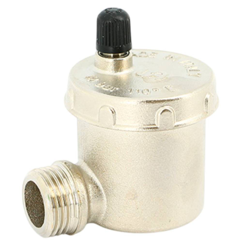 Воздухоотводчик Uni-Fitt автоматический c боковым подключением 1/2", никелированный