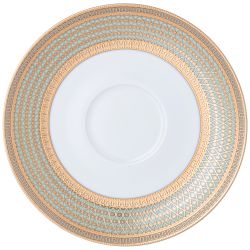 ЧАЙНЫЙ СЕРВИЗ LEFARD "ЗОЛОТАЯ СЕТКА" HА 6 ПЕР. 14 ПР. 1300/250/270 МЛ МЯТНЫЙ (КОР=1НАБ.)