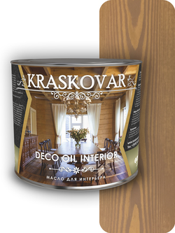 Масло для интерьера Kraskovar Deco Oil Interior карамель