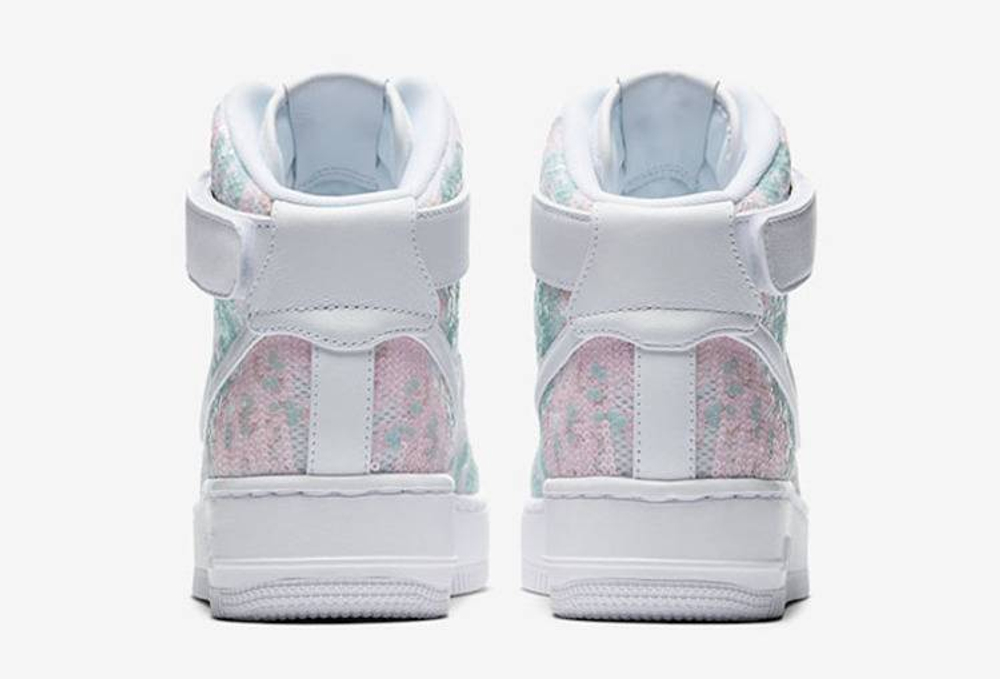 Кроссовки Nike Air Force 1 Upstep Lx "Sequin Fabric" (Женская размерная сетка)