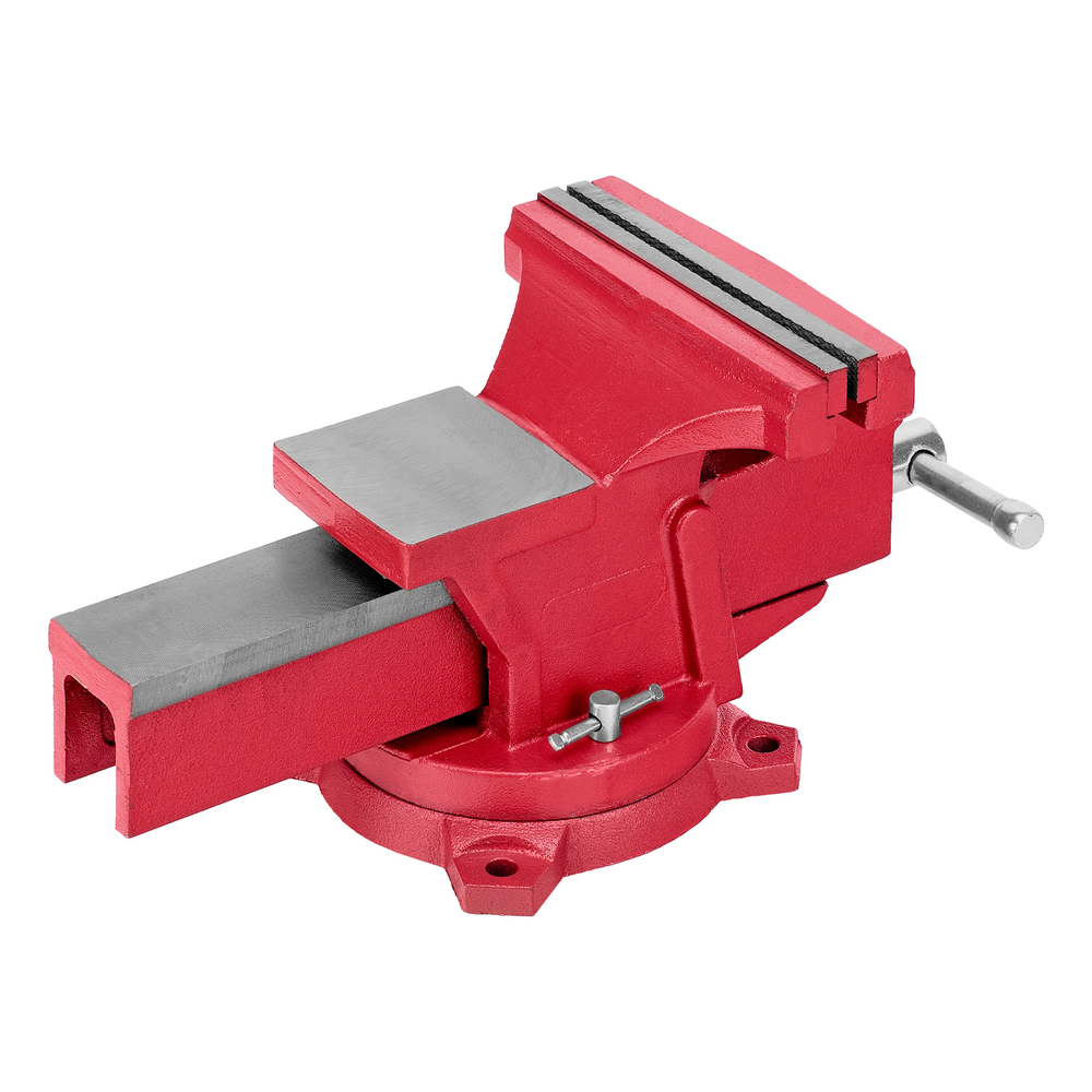 Тиски слесарные, 200 мм, поворотные, с наковальней Matrix