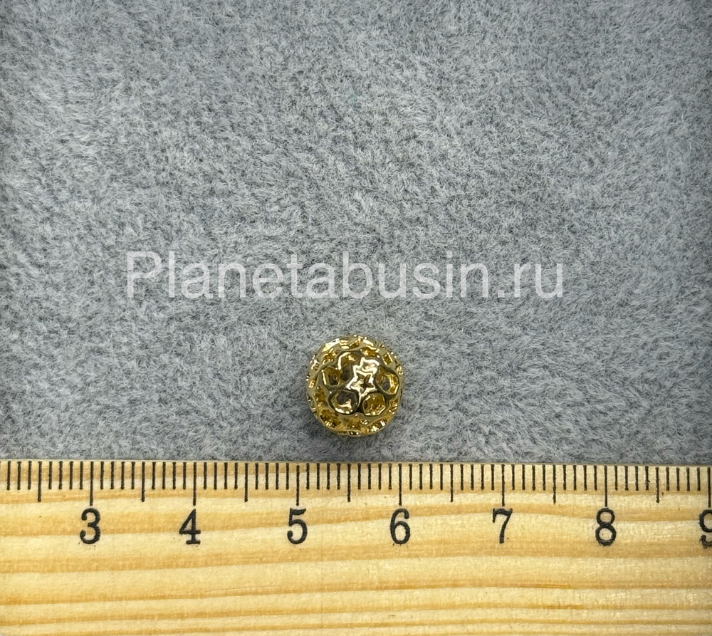 Бусины люкс (Корея) ажурная 0023