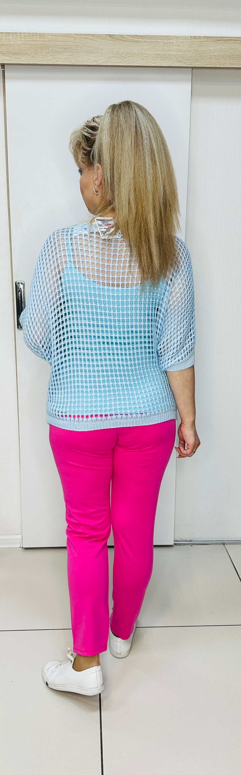 Итальянские трикотажные брюки-штанишки на резинке.