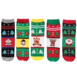 Носки женские «Fashion ZIMA», микс 5 дизайнов, р-р 36-39 (крючок, пакет, стикер)