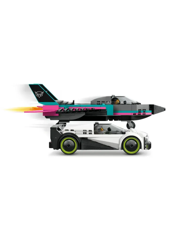 Конструктор City 60489 Реактивный самолет против автомобиля