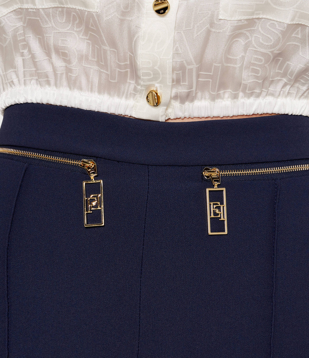 Брюки Elisabetta Franchi - темно-синий(PA03646E2)