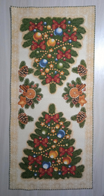 Гобеленовая столешница Ёлочка 45х100