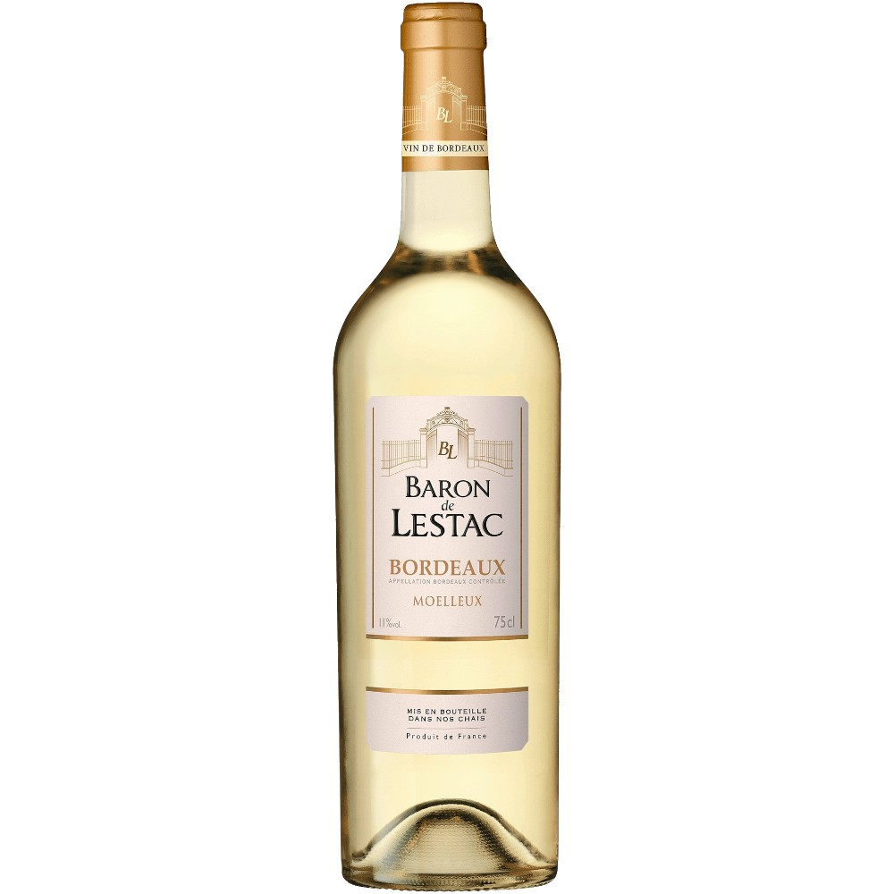 Вино Baron De Lestac Bordeaux Blanc Moelleux 0,75 л.