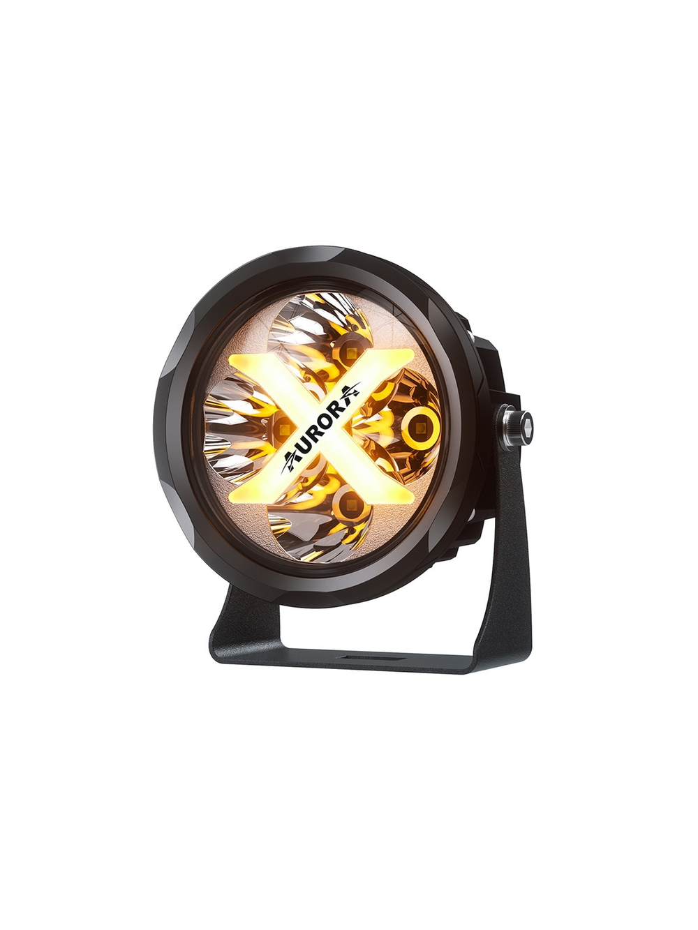 Светодиодные фара рабочего света AURORA 102 мм 40W c RGB подсветкой (комплект 2 шт)