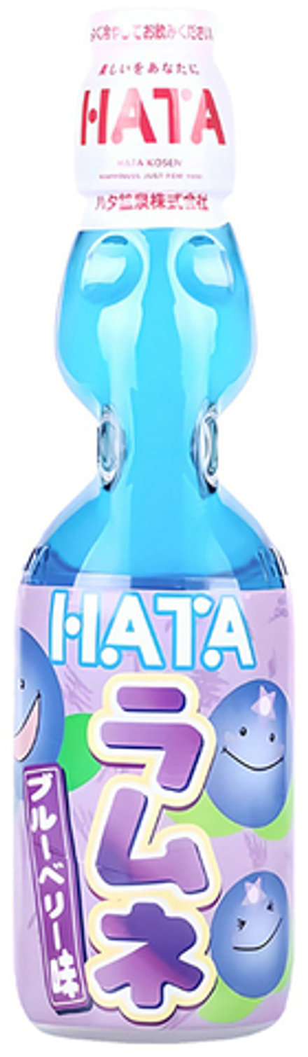 Газированный Напиток Рамуне со Вкусом Черники / Ramune Lemonade Blueberry 0.2л - 30шт