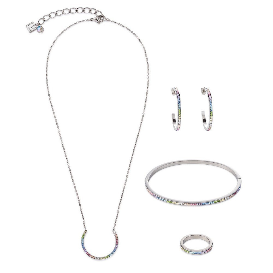 Серьги Coeur de Lion Multicolour Pastel 0129/21-1522 цвет мультиколор, серебряный