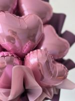 Букет из розовых сердец (воздух)