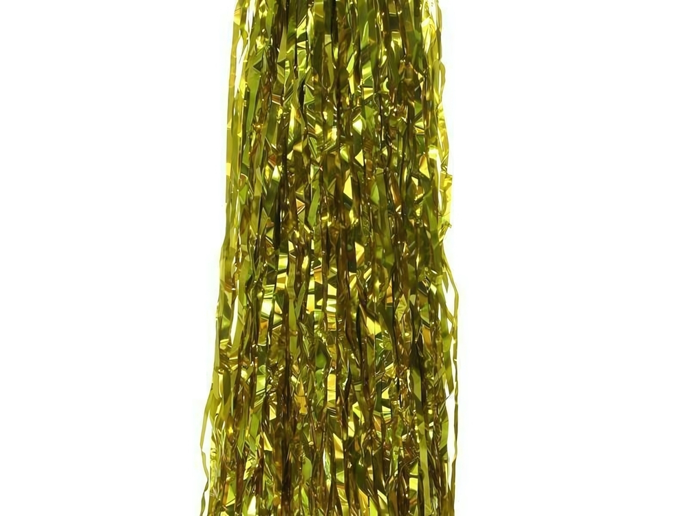 Дождь новогодний 1м золото (10шт)