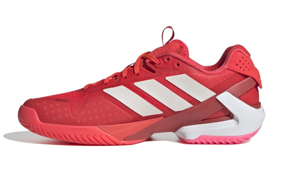 Женские Кроссовки теннисные Adidas Adizero Ubersonic 5 W - красный