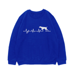 Свитшот "Курцхаар -  сердечный ритм"