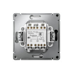 ARTGALLERY Перекрестный ПЕРЕКЛЮЧАТЕЛЬ, 10АХ, механизм, быстрозажим. клем., БЕЛЫЙ