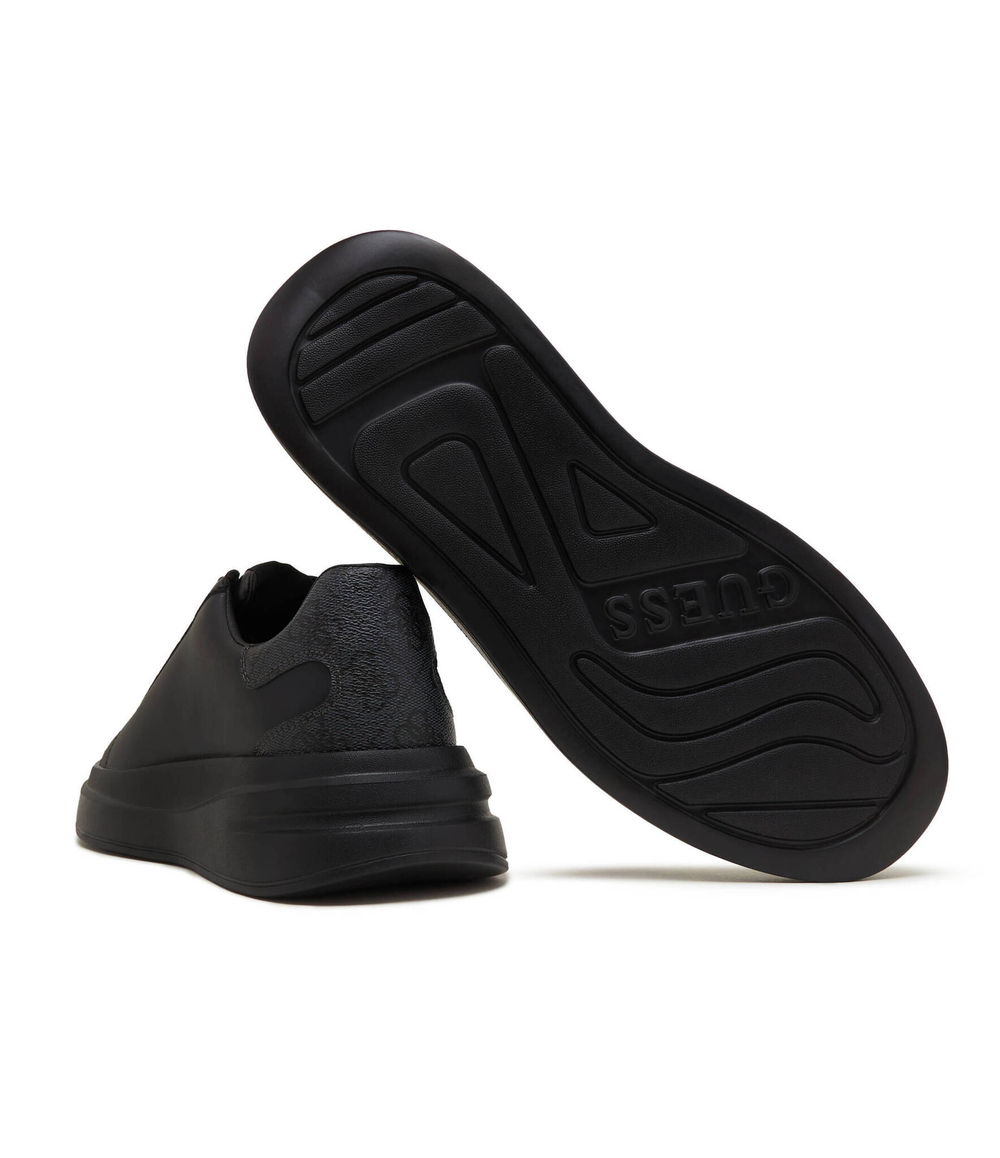 Кожаные кроссовки elba Guess - черный(FMPVIB LEA12)