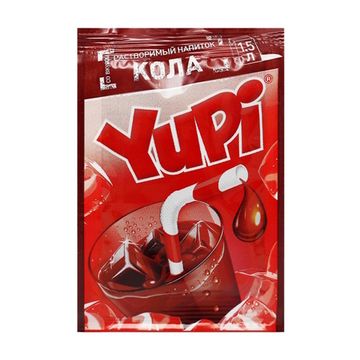 Растворимый напиток Yupi со вкусом колы, 15 г (Чили)