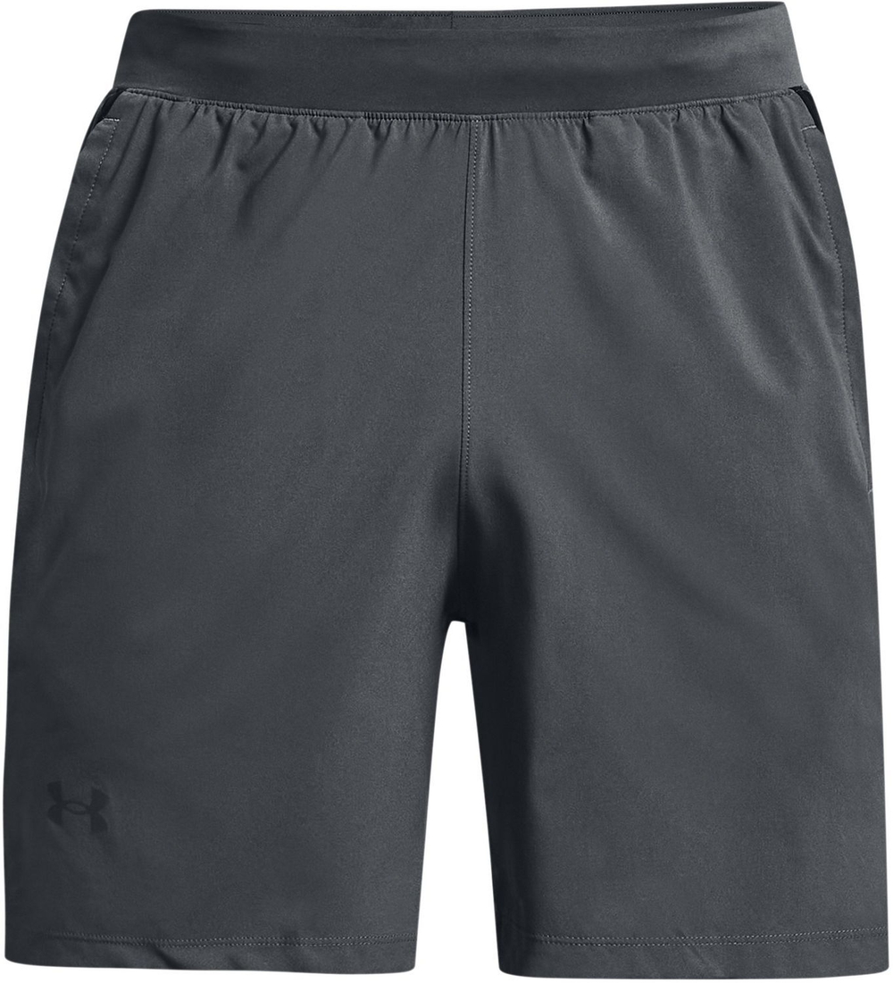 Теннисные шорты Under Armour Launch SW 7" Short - pitch gray/reflective