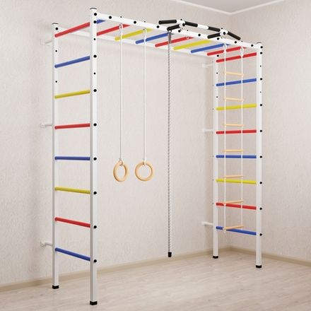 Спортивный комплекс Sv Sport П 401 (Турник/Канат/Kольца/Лестница)