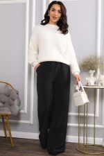 Брюки на резинке Бинори (черные) Б14405-30М LT Collection