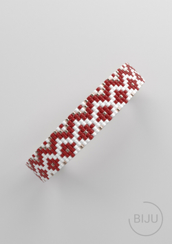 Схема LOOM, Схема браслета на станке, узор из Miyuki Delica 11/0, файл PDF, №424L_1