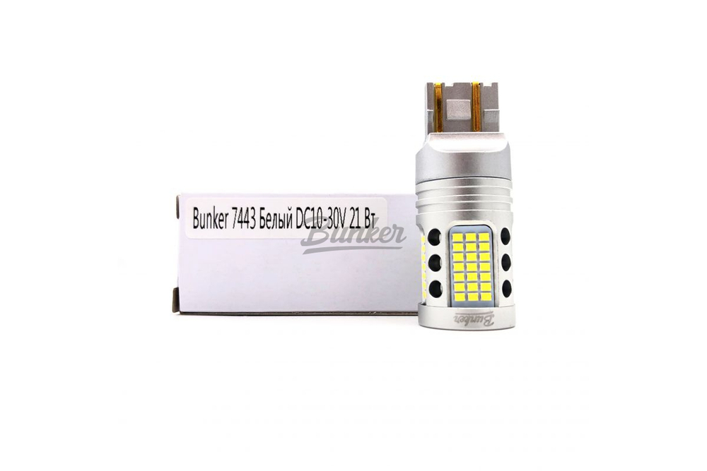 Светодиодная автомобильная LED лампа TaKiMi Premium W21/5W White CANBUS 12/24V