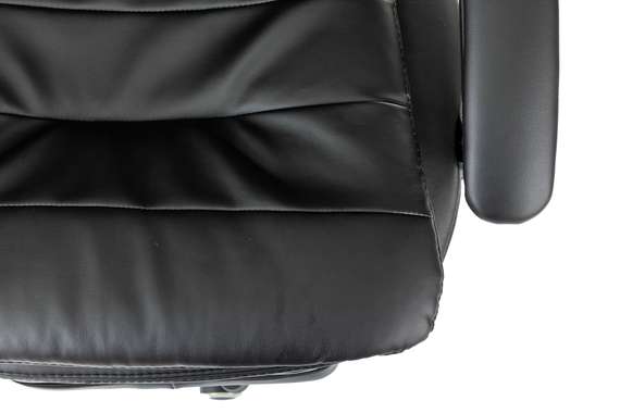 Кресло руководителя Бюрократ T-9950MSG-F черный эко.кожа крестов. пластик подст.для ног