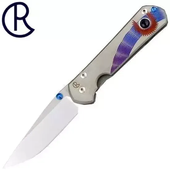 Складной нож Chris Reeve Large Sebenza L21UN E Amethyst SS15 с клинком из стали CPM-S35VN, рукоять титан