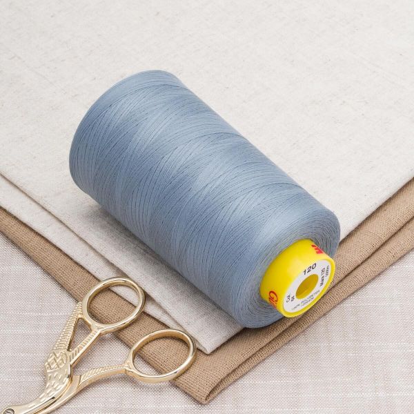 Нитка Gutermann Mara 120 (5000 метров), 1 боб., универсальная | 064 серый джинс