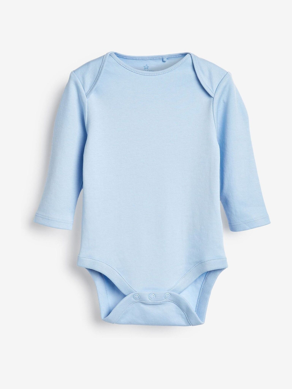 Боди с длинным рукавом для малышей Next 520-271, 5 шт., Белый, Голубой