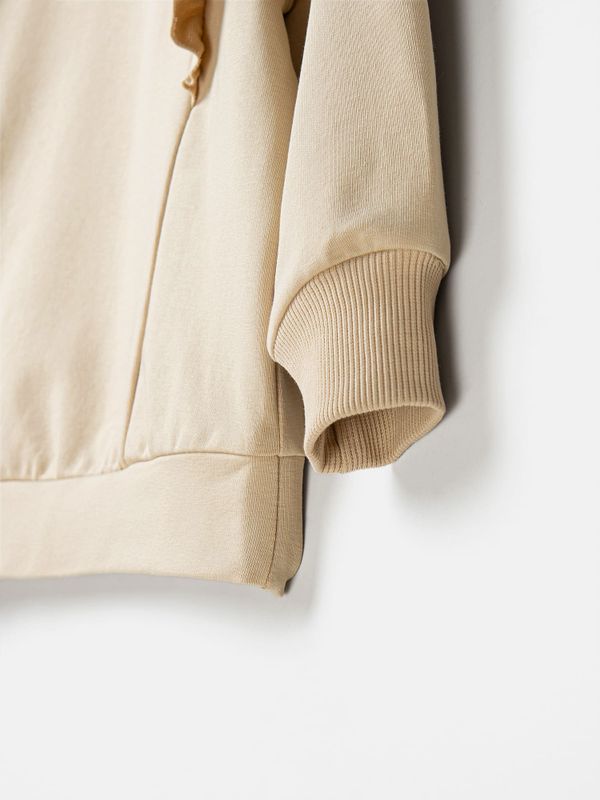 Свитшот с рюшей облегченный 