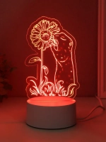 Светильник "Суслик и ромашка" LED RGB от сети RISALUX 9,5х10