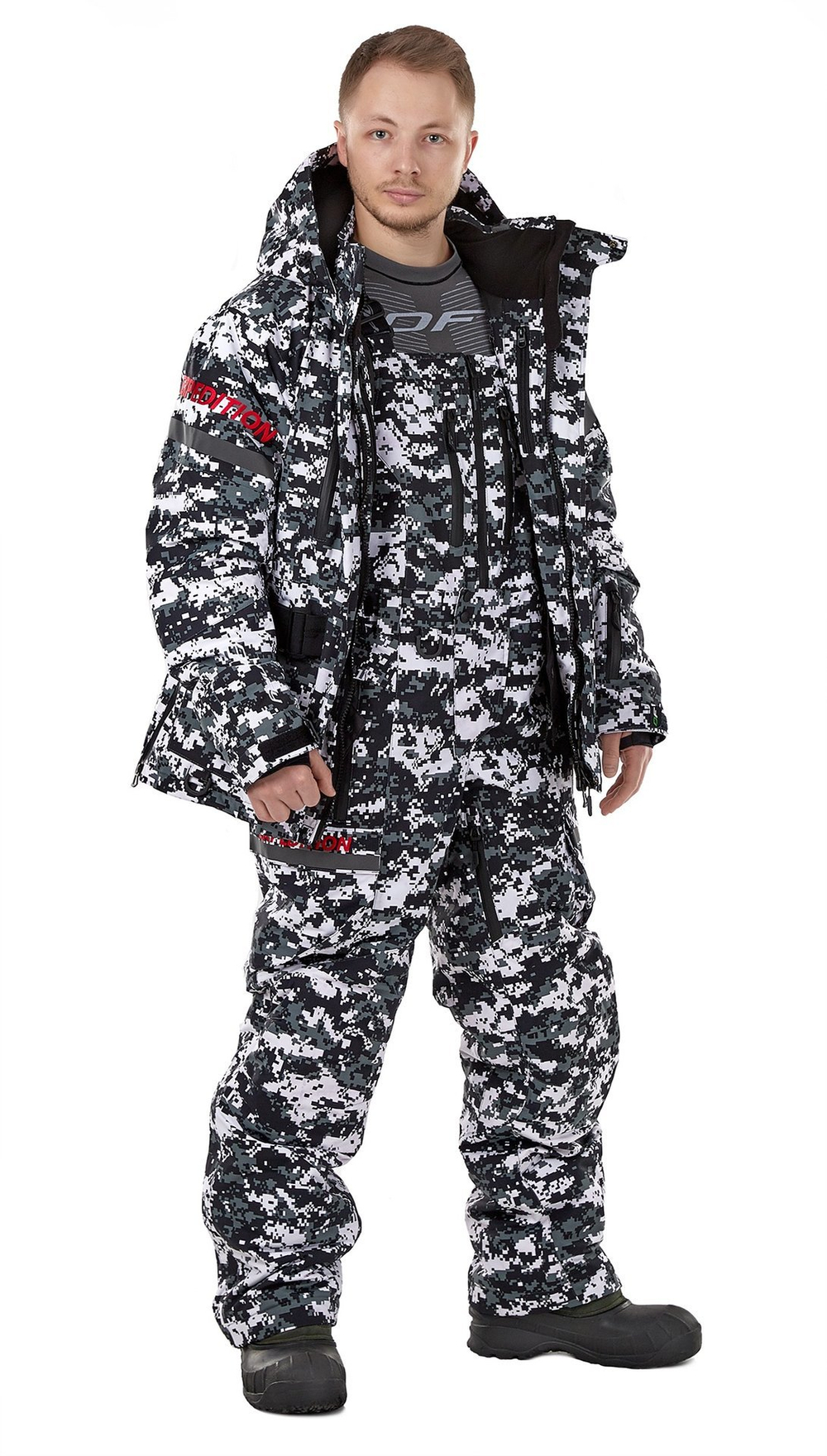 Брюки DRAGONFLY EXPIDITION Camo-red, 2020