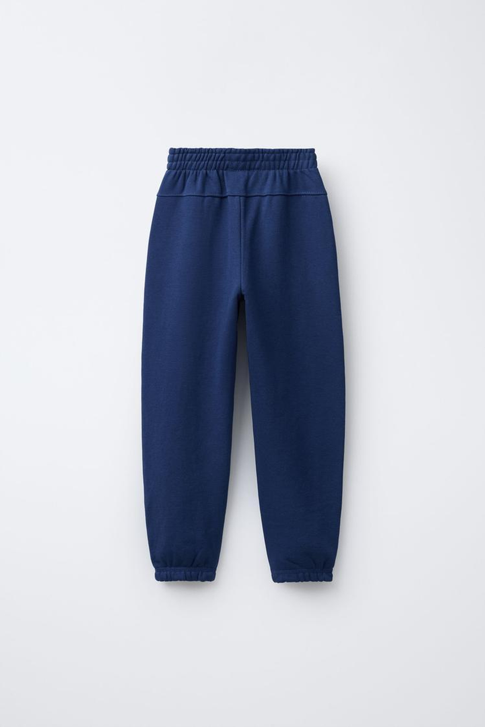 ZARA БРЮКИ-ДЖОГГЕРЫ С НАДПИСЬЮ, ЯРКО-СИНИЙ