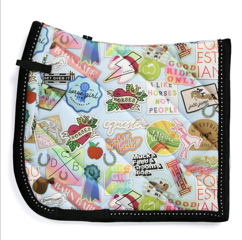 Вальтрап выездковый Standard Issue Equestrian Dapplebay x SIE Sticker Overload