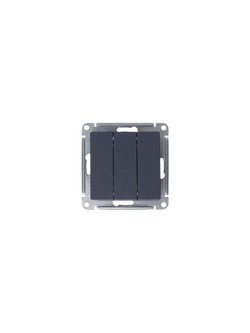 Выключатель 3-кл. СП AtlasDesign 10А IP20 (сх. 1+1+1) 10AX механизм грифель SE ATN000731