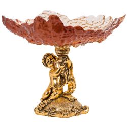 Фруктовница-конфетница Эдем Бронза