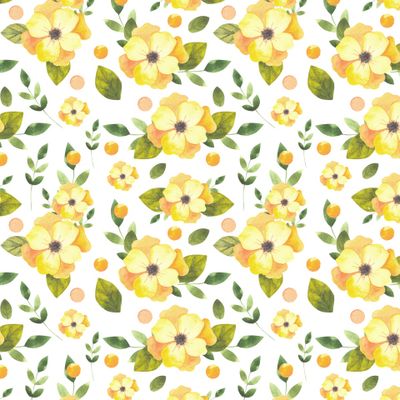 Весенние цветы на белом фоне